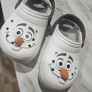 CROCS Kids White Character Slippers